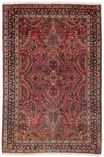 handgeknüpfter Orienteppich Sarough aus Persien Maß 153x102 cm