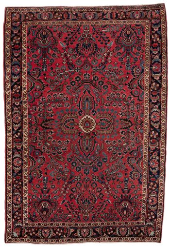 handgeknüpfter Orienteppich Sarough aus Persien Maß 160x108 cm