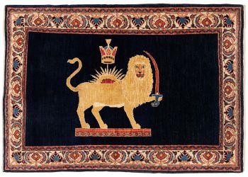 handgeknüpfter Orienteppich Sarough aus Persien Maß 160x111 cm
