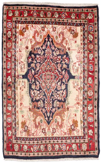 handgeknüpfter Orienteppich Sarough aus Persien Maß 169x107 cm