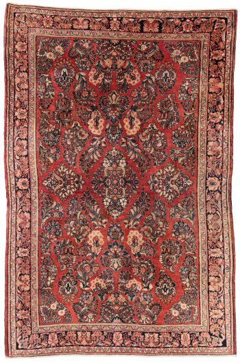 handgeknüpfter Orienteppich Sarough aus Persien Maß 190x123 cm