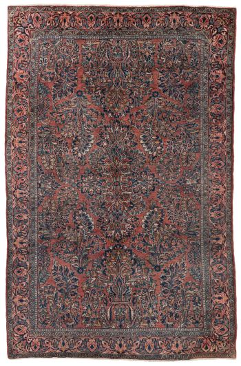 handgeknüpfter Orienteppich Sarough aus Persien Maß 198x132 cm
