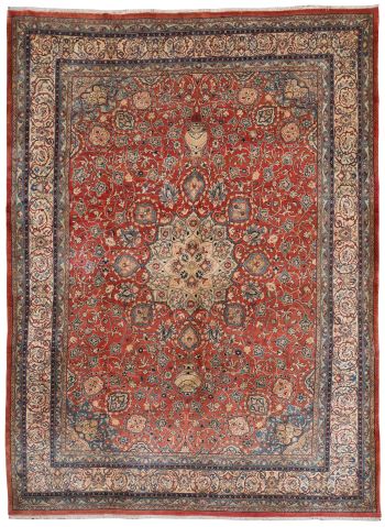 handgeknüpfter Orienteppich Sarough aus Persien Maß 370x273 cm