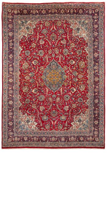 handgeknüpfter Orienteppich Sarough aus Persien Maß 387x275 cm