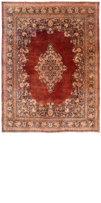 handgeknüpfter Orienteppich Sarough aus Persien Maß 426x320 cm