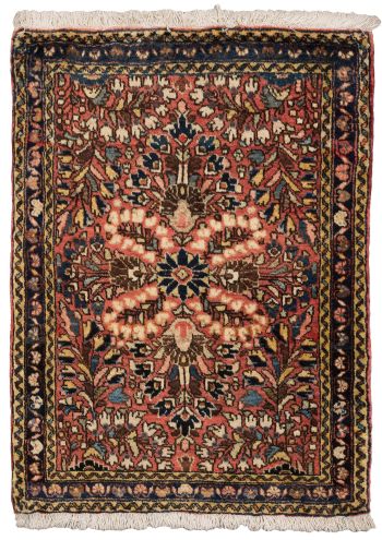 handgeknüpfter Orienteppich Sarough aus Persien Maß 78x59 cm