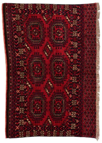 handgeknüpfter Orienteppich Tekke aus Turkmenistan Maß 110x75 cm