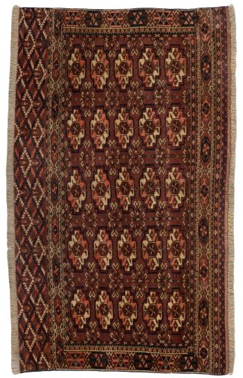 handgeknüpfter Orienteppich Tekke aus Turkmenistan Maß 118x72 cm