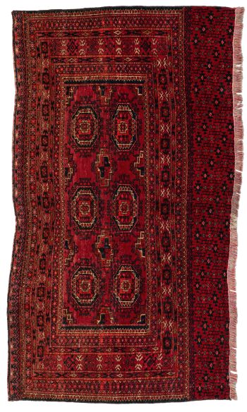 handgeknüpfter Orienteppich Tekke aus Turkmenistan Maß 131x73 cm