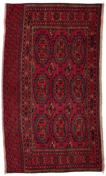 handgeknüpfter Orienteppich Tekke aus Turkmenistan Maß 135x79 cm
