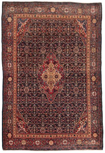 handgeknüpfter Orienteppich Täbriz aus Persien Maß 197x133 cm