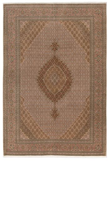 handgeknüpfter Orienteppich Täbriz aus Persien Maß 301x205 cm