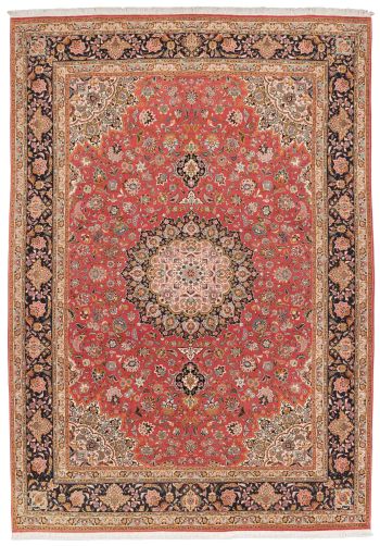 handgeknüpfter Orienteppich Täbriz aus Persien Maß 353x248 cm