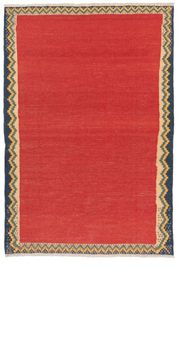 handgewebter Kelim Afschar-Kamo aus Persien Maß 216x148 cm