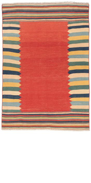 handgewebter Kelim Afschar-Kamo aus Persien Maß 227x158 cm