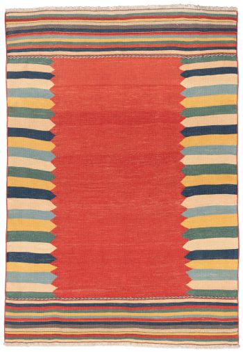 handgewebter Kelim Afschar-Kamo aus Persien Maß 227x158 cm