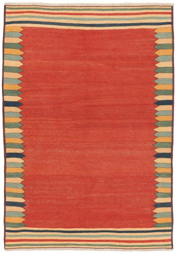 handgewebter Kelim Afschar-Kamo aus Persien Maß 233x165 cm