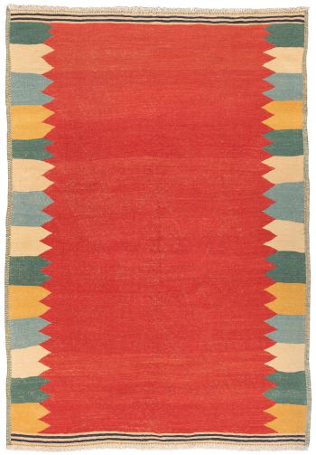 handgewebter Kelim Afschar-Kamo aus Persien Maß 235x163 cm