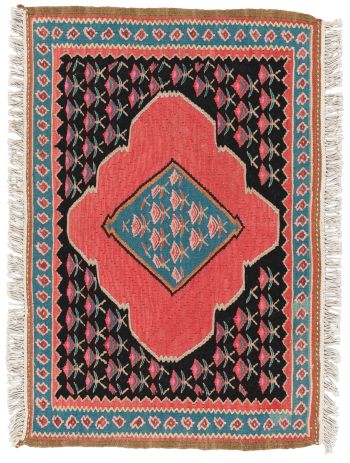 handgewebter Kelim Bidjar aus Persien Maß 87x59 cm