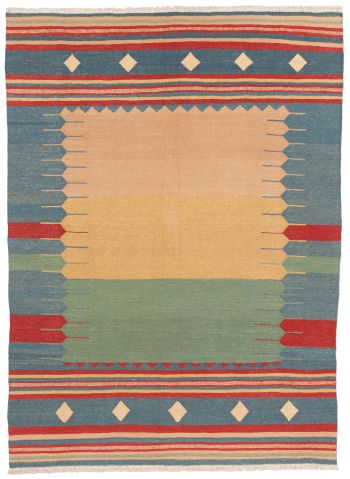 handgewebter Kelim Gaschgai-Spirit aus Persien Maß 200x147 cm