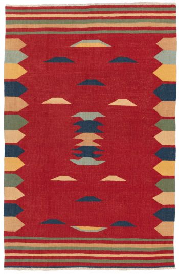 handgewebter Kelim Gaschgai-Spirit aus Persien Maß 205x132 cm
