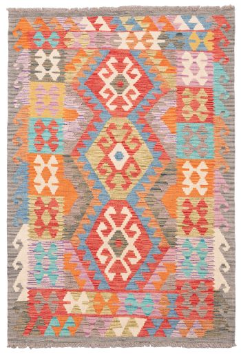 handgewebter Kelim Ghazghar aus Afghanistan Maß 150x100 cm