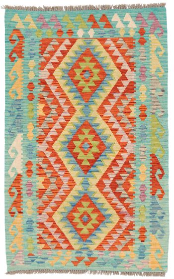 handgewebter Kelim Ghazghar aus Afghanistan Maß 163x102 cm