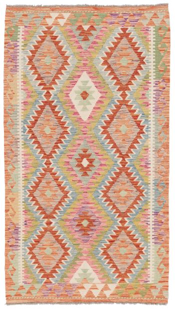 handgewebter Kelim Ghazghar aus Afghanistan Maß 194x108 cm