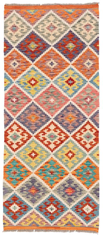 handgewebter Kelim Ghazghar aus Afghanistan Maß 199x94 cm