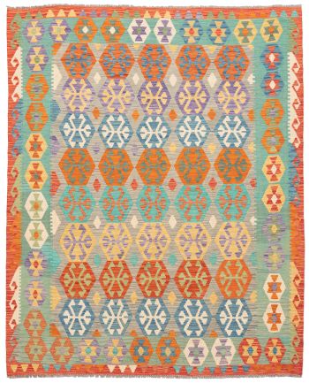 handgewebter Kelim Ghazghar aus Afghanistan Maß 246x203 cm