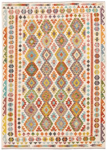 handgewebter Kelim Ghazghar aus Afghanistan Maß 292x207 cm