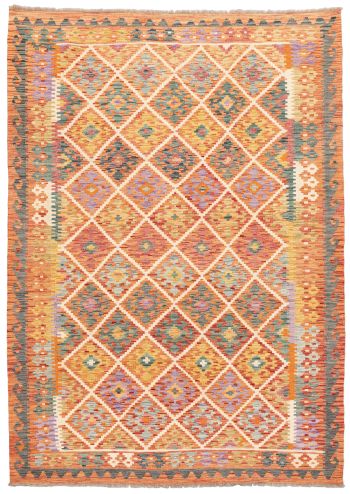 handgewebter Kelim Ghazghar aus Afghanistan Maß 294x210 cm