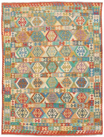 handgewebter Kelim Ghazghar aus Afghanistan Maß 322x246 cm