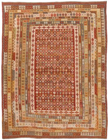 handgewebter Kelim Ghazghar aus Afghanistan Maß 384x297 cm