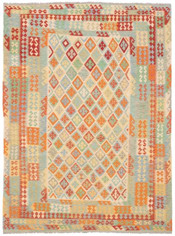 handgewebter Kelim Ghazghar aus Afghanistan Maß 400x299 cm