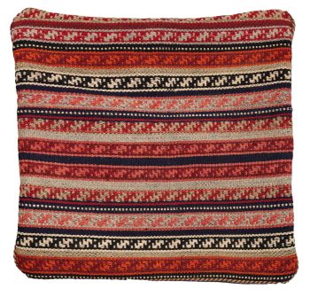 handgewebter Kelim Schahsawan-Kissen aus Persien Maß 45x45 cm
