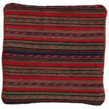 handgewebter Kelim Schahsawan-Kissen aus Persien Maß 45x45 cm