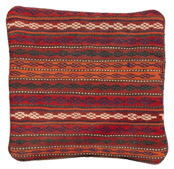 handgewebter Kelim Schahsawan-Kissen aus Persien Maß 45x45 cm