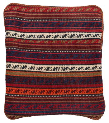 handgewebter Kelim Schahsawan-Kissen aus Persien Maß 50x45 cm