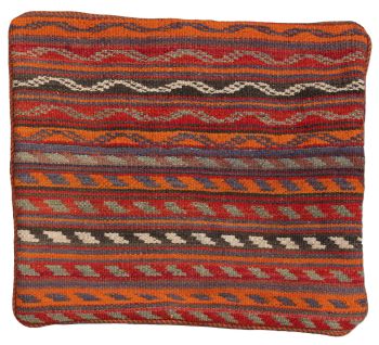 handgewebter Kelim Schahsawan-Kissen aus Persien Maß 50x48 cm