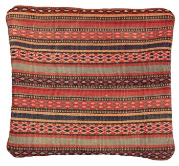 handgewebter Kelim Schahsawan-Kissen aus Persien Maß 53x50 cm