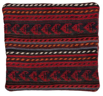 handgewebter Kelim Schahsawan-Kissen aus Persien Maß 53x53 cm