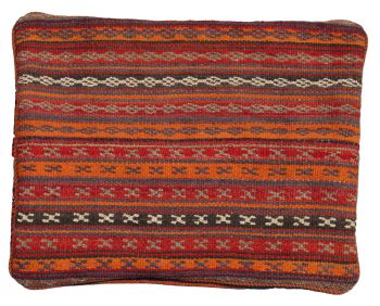handgewebter Kelim Schahsawan-Kissen aus Persien Maß 58x48 cm