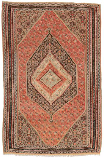 handgewebter Kelim Senneh aus Persien Maß 200x131 cm