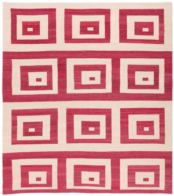 handgewebter Kelim Tavis aus Afghanistan Maß 291x256 cm