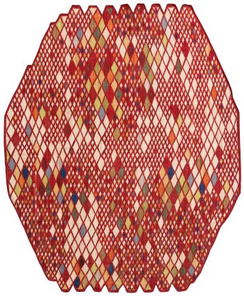 handgewebter Kelim Tavis aus Afghanistan Maß 299x228 cm