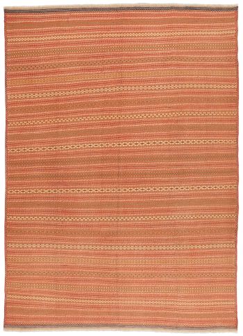 handgewebter Sumackkelim Afschar aus Persien Maß 348x250 cm