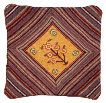 handgewebter Sumackkelim Afschar-Tabii-Kissen aus Persien Maß 45x45 cm