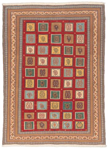 handgewebter Sumackkelim Afschar-Tabii aus Persien Maß 200x147 cm