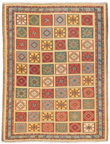 handgewebter Sumackkelim Afschar-Tabii aus Persien Maß 225x175 cm